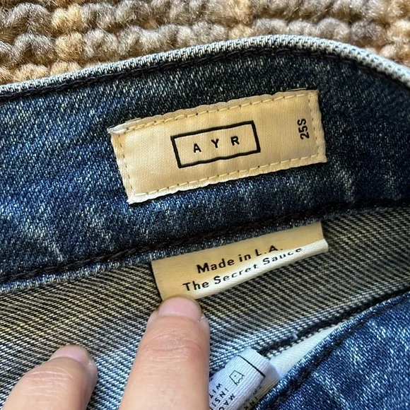 AYR Secret Sauce Denim Jeans 25 - Picture 3 of 3